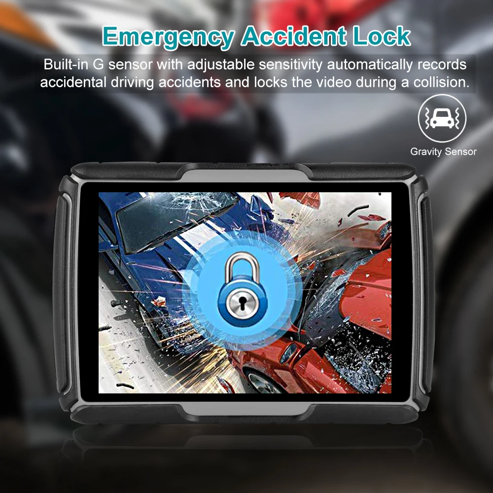  Fodsports Android 4.4.2 Motorcycle GPS Navigation 720P Video Recorder Waterproof Bluetooth GPS Navi