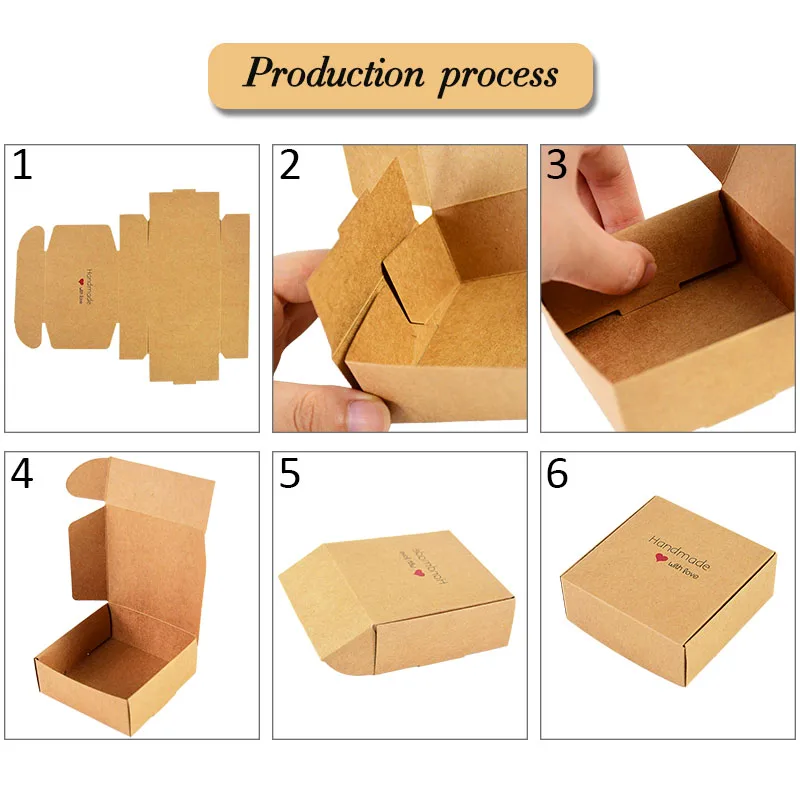 6pcs Multi-size Paper Boxes DIY HANDMADE Marbling Candy Boxes Wedding Birthday Party Cake Treat Gift Package Decoration Supplies