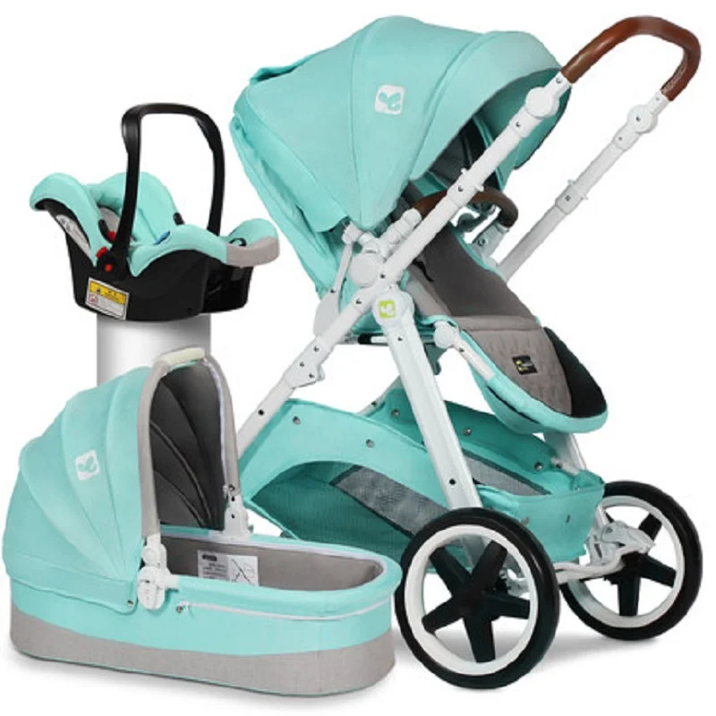 Коляска детская 3 в 1 сиденье и прогулочная коляска для детей 0