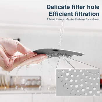 

2pcs/pack Kitchen Sink Bathroom Floor Bathtub Shower Drain Cover Home Stopper Strainer Strong Suction Filter Hotel Accessory
