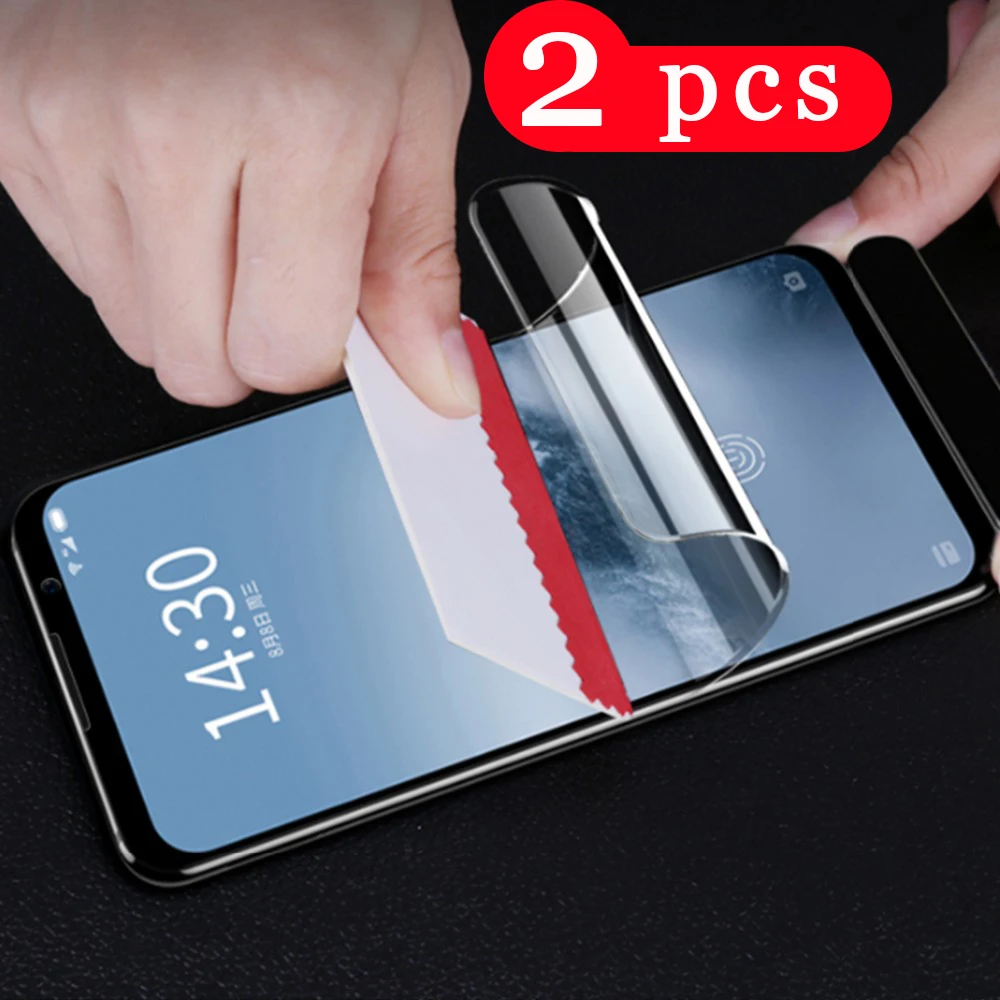 Гидрогелевая пленка 2 шт. для meizu 16xs 16 16th 15 lite plus полное покрытие не стекло 16x16s