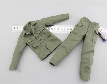 

1/6 Scale A80141 WWII U.S Army Ranger Uniforms Tactical Coat Pants Models for 12''Figures Bodies Accessories DIY