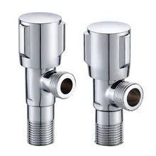 Медный треугольный клапан Стандартный 4 точки рот холодный для Быстрого Открывания толстый треугольный клапан водонагреватель камера горшок воды треугольник Va