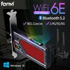 Fenvi FV-AXE3000 Wi-Fi 6E AX210 Bluetooth 5.2 Wireless 5374Mbps 2.4G/5GHz/6G WiFi 802.11AX/AC PCIExpress Network Card Adapter PC ► Photo 1/6