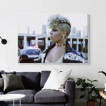 

Alecia Beth Moore P!nk pink Pop Music Singer Art silk poster painting Poster Wall Decor