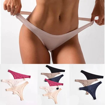 

1pc Seamless G String Sexy Low-Rise Thong Color High Quality Women Underwear