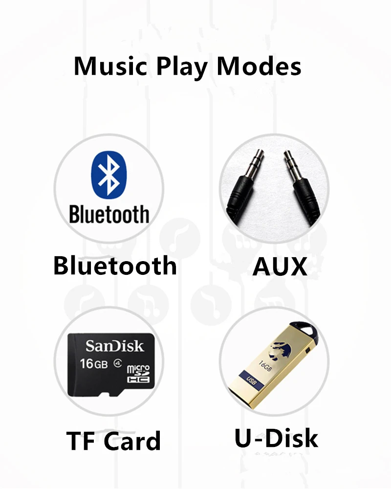 Супер бас Bluetooth Колонка Портативная колонка Высокая мощность сабвуфер музыкальный центр поддержка AUX TF FM радио Bluetooth Колонка бум-бокс