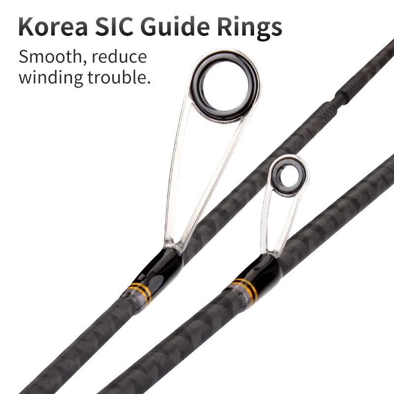 KAWA New Fishing Rod Super Light Super Soft Rod 1.5m 2 Sections Portable For Fishing Spinning and Casting Classical Rod