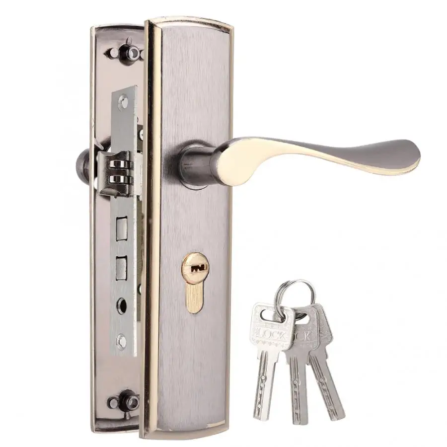 

Durable Aluminum Door Lock for Home Security Indoor Bedroom Living Room