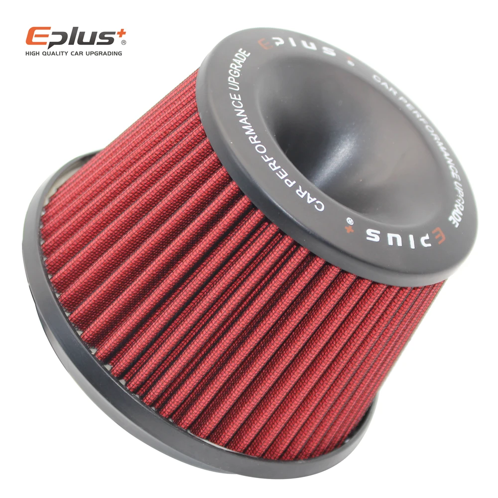 Car Filters Air Intake System High Flow Filtre A Air Voiture Universal Connecting Base Red Green 3inch 76mm Automobiles Air Filters