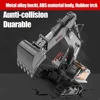Mexico Stocks Huina 1592/1593/1594 Metal  1/14 Scale RC Excavator Remote Control Digger Construction Vehicle Model 5