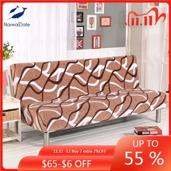 

Velvet Bed Sofa Cover All-inclusive Stretch Couch Thicken Plush Cover Without Armrest Folding Sofa Cover Set Leather Protect