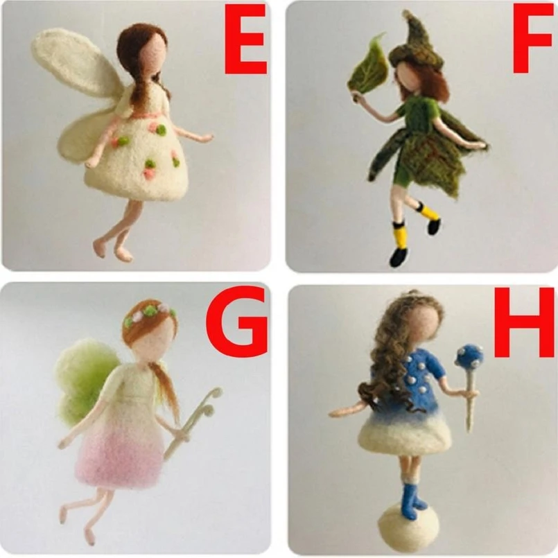 Fairy Needle Felting Kits for Beginners Adults 15cm Height Video  Description