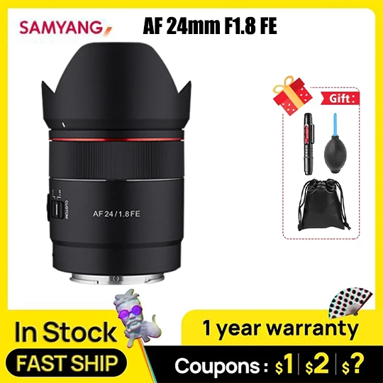 Samyang 24mm F1.8 AF Compact Full Frame Wide Angle for Sony E 