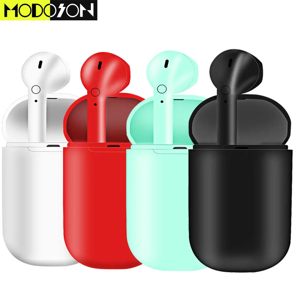 

MODOSON Bluetooth Wireless Earphone X19 Sport Stereo Headphone Y19 Mini Headsets MIC in-ear Earbuds With Charging Box PK i10 i12