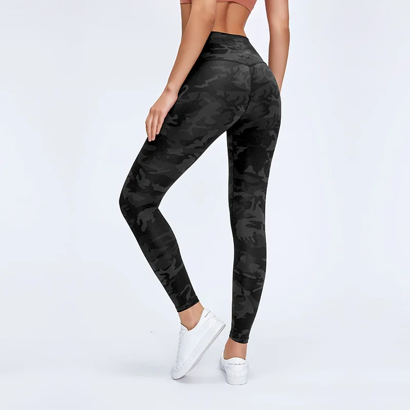 Black Camo/Leopard/Geometric Print Yoga Pants Women Black Camo/Leopard/Geometric Print Yoga Pants Women