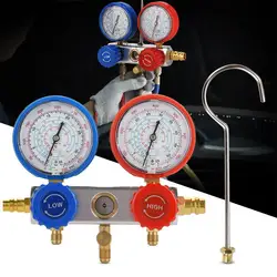 Compteur de climatisation de voiture avec manomètre au fluor, ensemble R134a, climatisation de voiture avec réfrigérant, outil spécial 