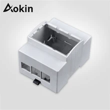 Aokin Raspberry Pi 4 Case ABS White Case Protective Case Enclosure for Raspberry 3B+ 3 Model B RPI 4 Model B