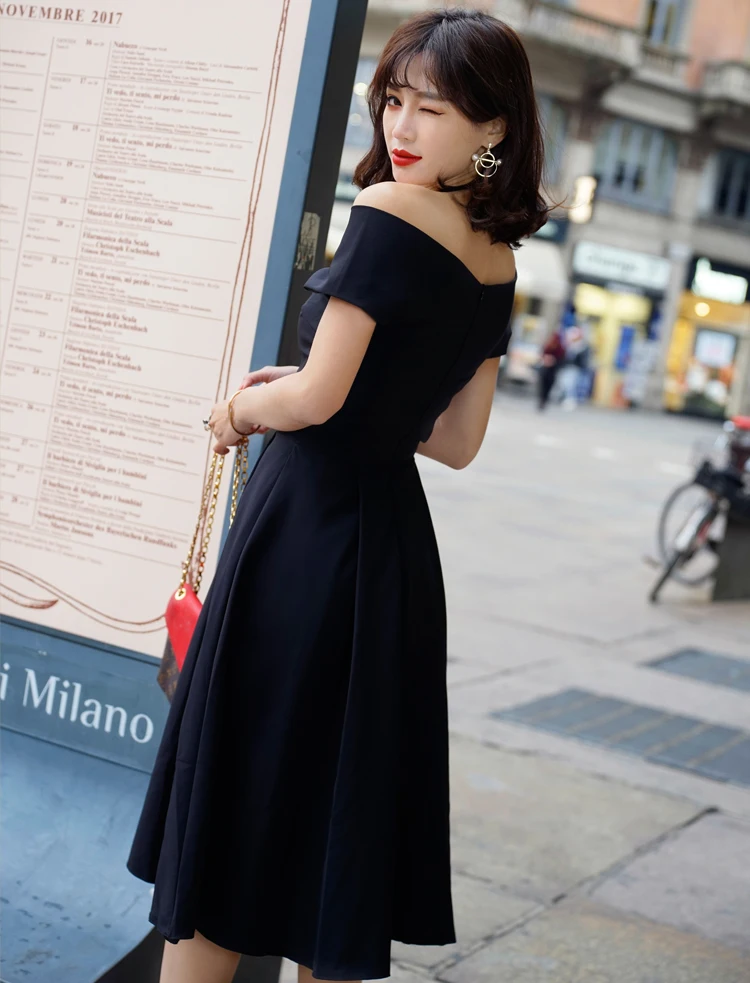 Новое Женское летнее черное маленькое платье, сексуальные вечерние облегающие платья, облегающие элегантные платья