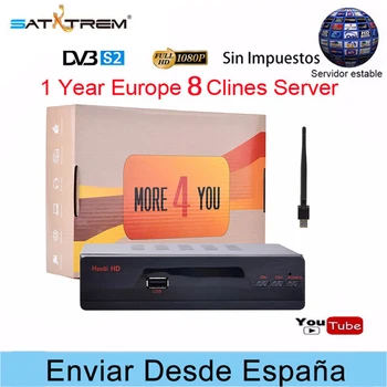 

Satxtrem IPS2 Cccam IPTV Satellite Receiver TV Turner DVB S2 Full HD 1080P Digital Spain 4K TV Receiver Satelite Receptor