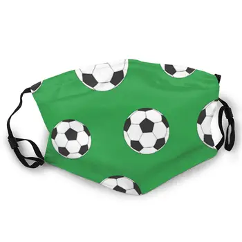 

Football Double-sided printed dustproof and windproof mask, can be cleaned and reused, suitable for outdoor sports