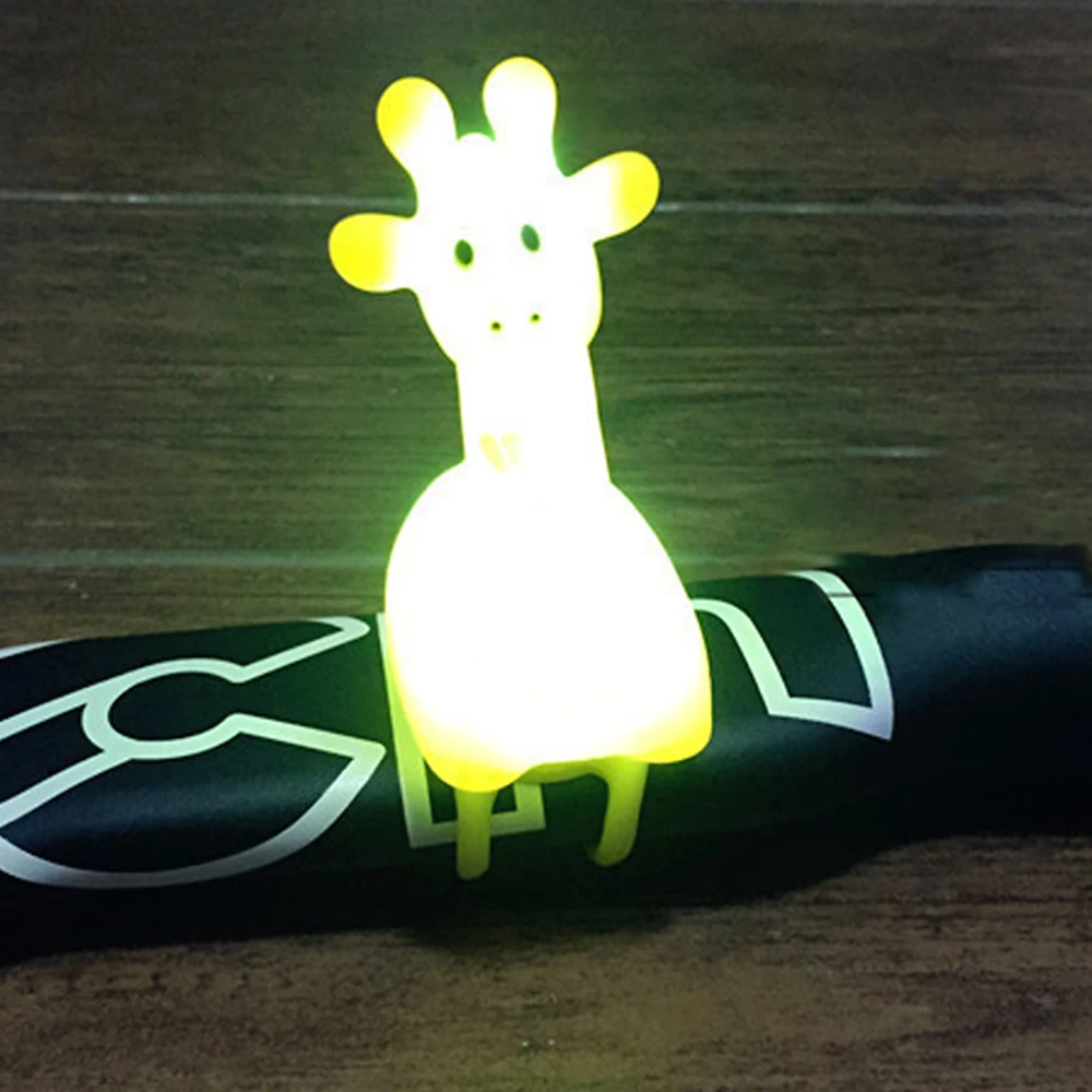 Фсти велосипедный Звонок кора утка собаки велосипед светильник головной светильник s MTB сигнал руля мультфильм кольцо колокольчики велосипед аксессуары Детский велосипедный Звонок - Цвет: giraffe