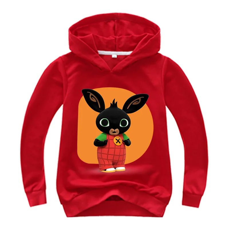 

2-16Y GB Animals Bing Bung Hoodie Kids Cute Rabbit Printed Tops Girl Sweatshirts Pullover Hoodies Basic Coat Boys Sweater Jumper