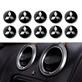 

10 pcs 14mm Car Key Shell Sticker Logo Emblem For Mitsubishis ASX Lancer Pajero Outlander L200 EVO Lancer EX Pajero Emblem