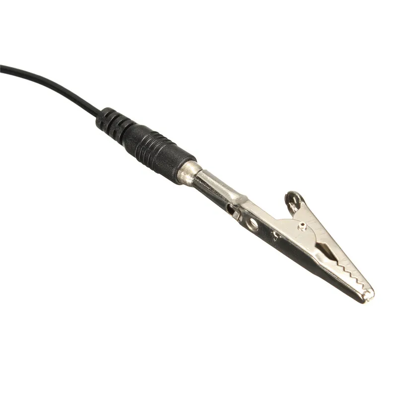 1,8 м PU Антистатический браслет черный металлический разрядный шнур провод зажим для электрика IC PLCC Worke