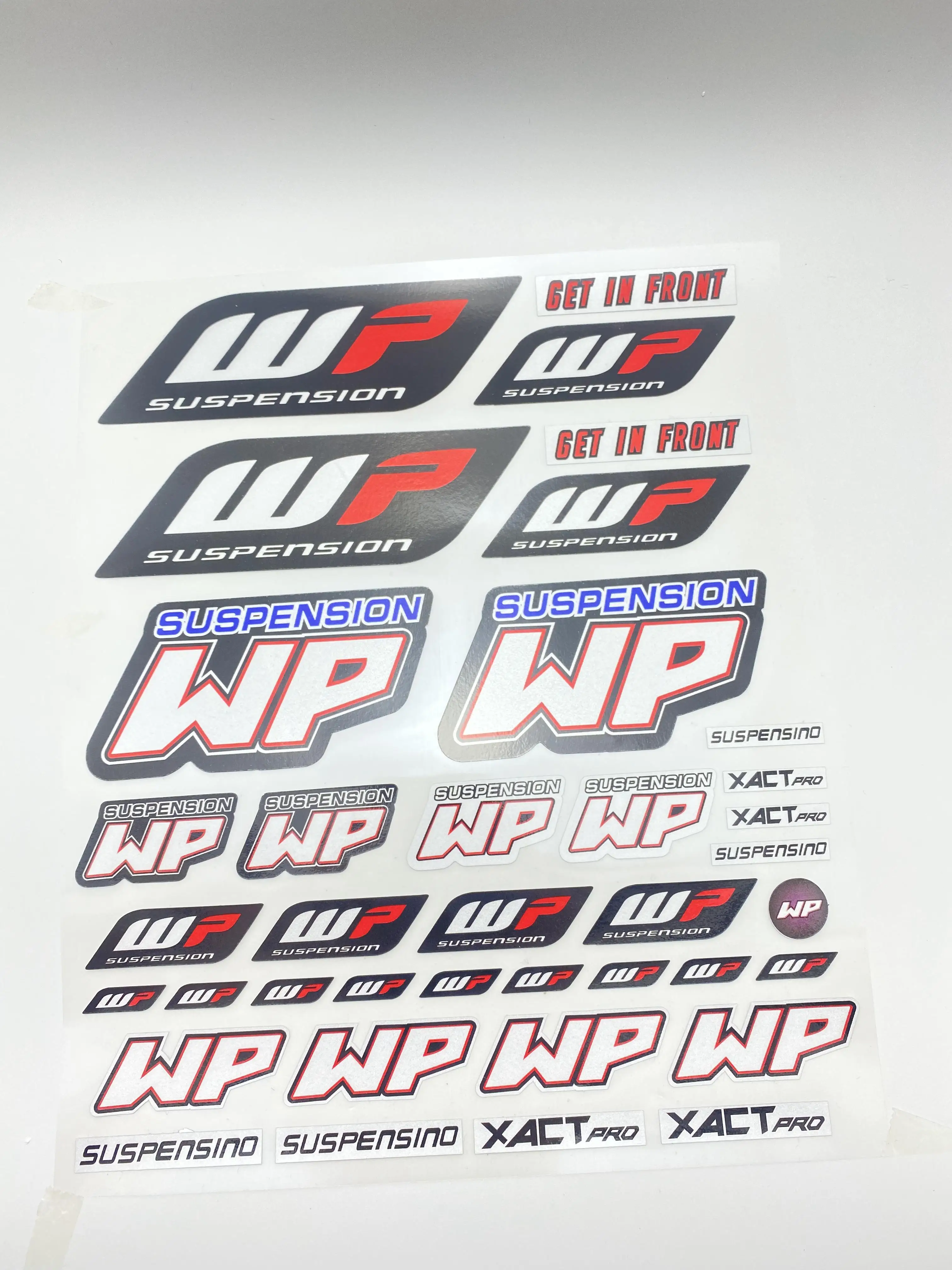 Reflective WP Fork Stickers motorcycle stickers vinyl stickers custom stickers motorcycle accessories Suspension Shocker Damper Motorcycle Accessori Decal Reflective stickers For Duke RC KTM 200/390/690/1090 Kawasaki Honda