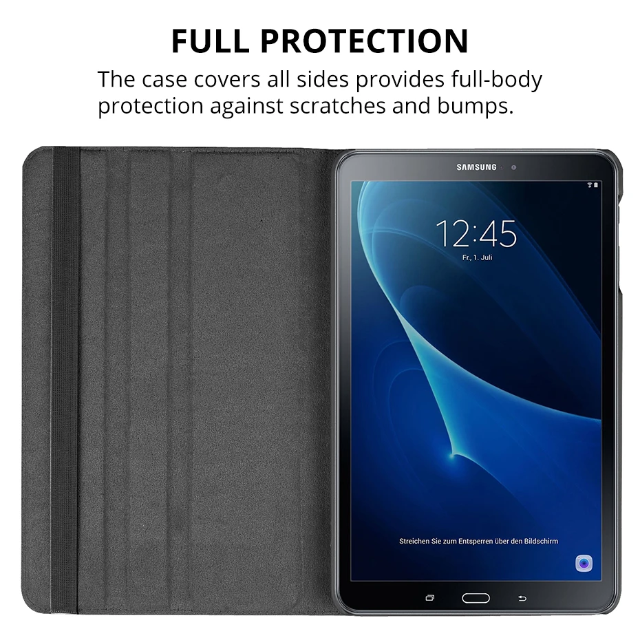 Вращающийся чехол для Samsung Galaxy Tab A6 10," складной чехол-подставка для Galaxy Tab A 10,1 SM-T580 SM-T585 Smart Wake-Sleep