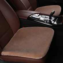 1 шт. сиденья из искусственного меха Утепленная одежда универсальный для автомобильного чехла для переднего сиденья осень-зима сиденье, покрытой качественным чехлом