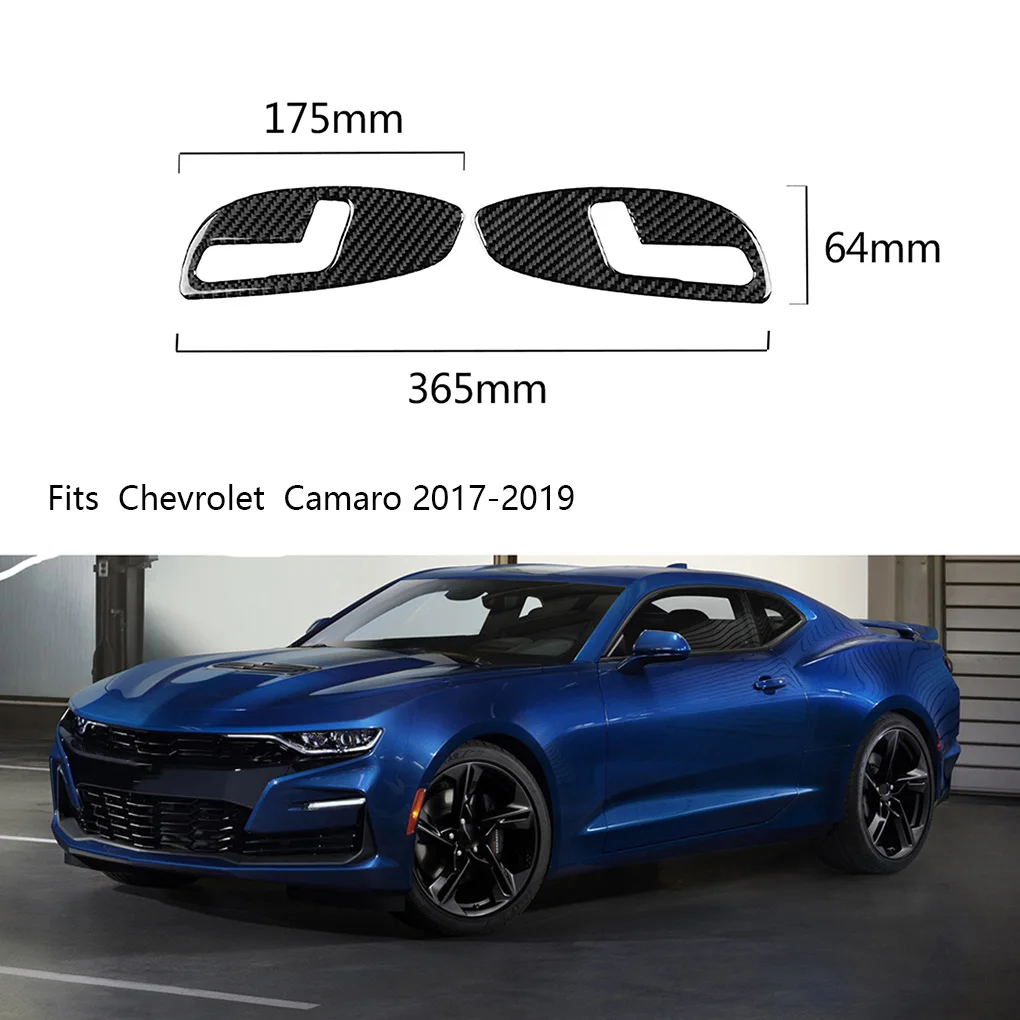 Замена Для Camaro- 2 шт./компл. механизм регулировки сиденья переключатель Панель крышка из углеродного волокна отделка декор