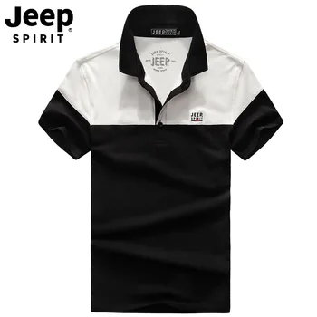 

JEEP SPIRIT Brand Luxury Polo Shirt Men Summer Breathable Casual Cotton Polo Para Hombre Camisas Tipo Polo Shirt Men XXXL