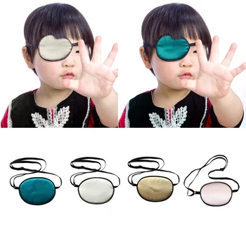 

Adjustable Silk Amblyopia Kids Children Eye Patch Strabismus Lazy Eye Patches Pirate Eyepatch