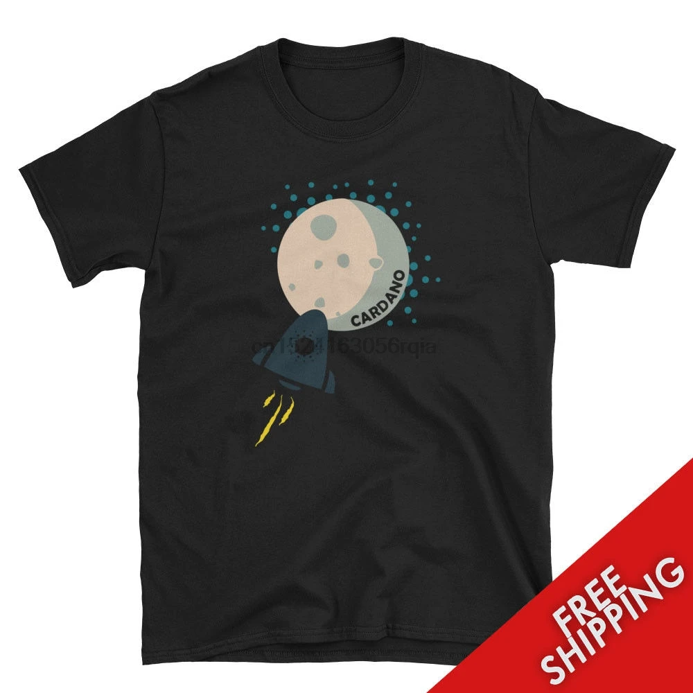 Cardano To the Moon футболка крипто блокчейн hodler Майнер ракета криптовалюта | Мужская