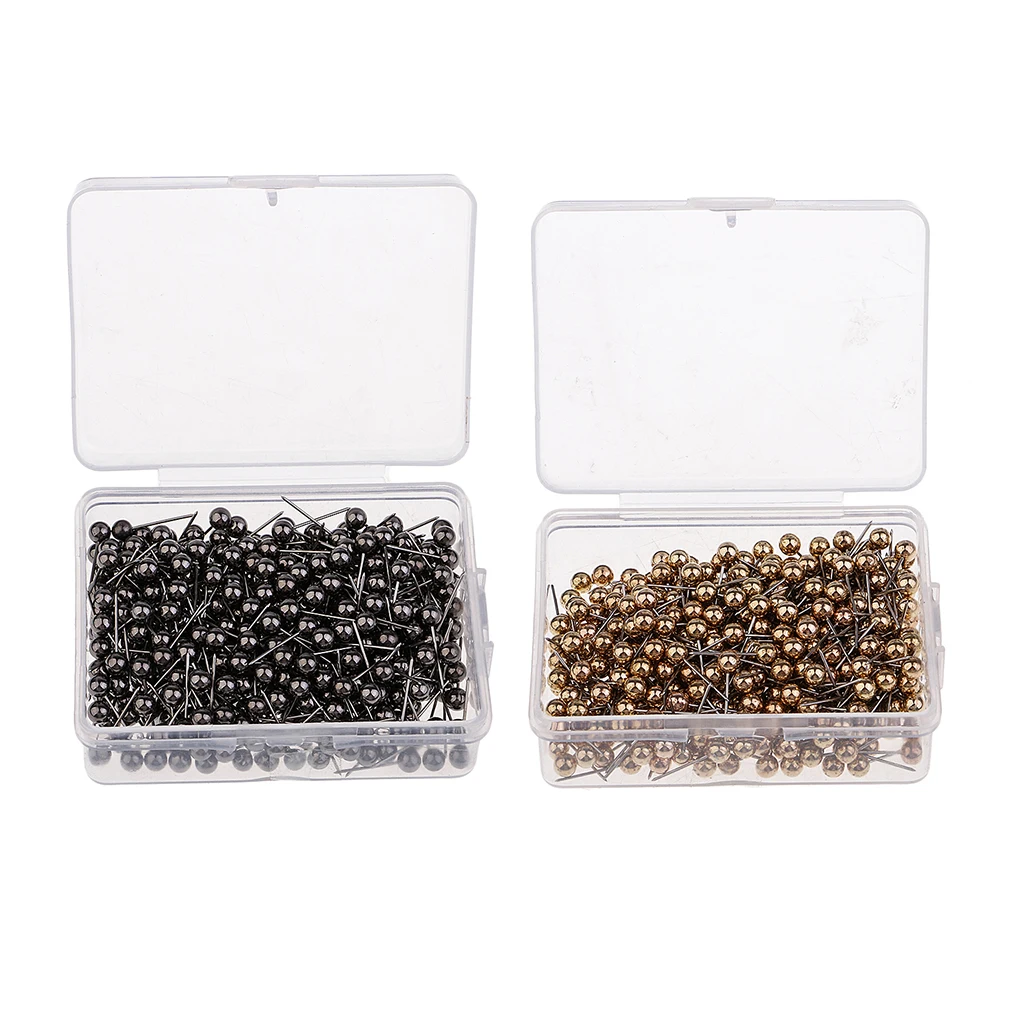 

800 Pieces Round Head Dressmaking Wedding Tailors Sewing Quilting Patchwork Pins for Sewing DIY Crafts