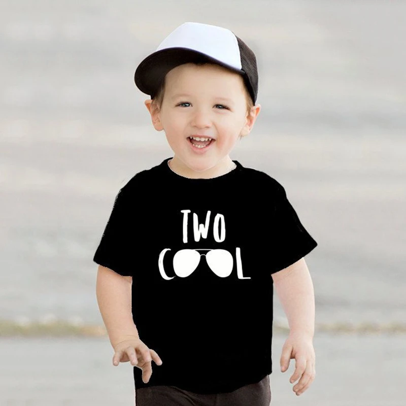 moord emotioneel Collectief 2 Jaar Oude Kid Verjaardag T shirt Twee Cool Print Grappige Peuter Jongens  Meisjes Korte Mouw Party T shirt Kinderen Leuke T shirt Kleding|T-shirts| -  AliExpress