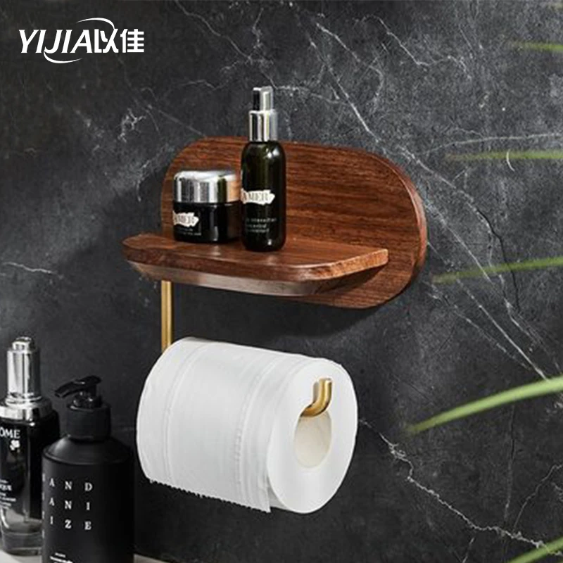 

Toilet paper towel holder free punching household hanging multi-function inside placed rack roll paper storage