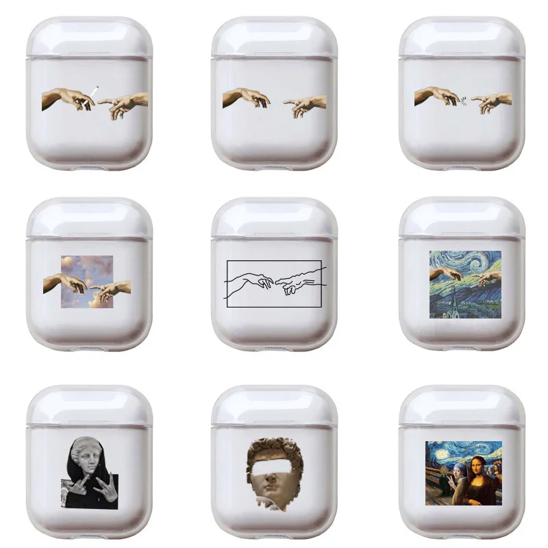 Чехол для телефона с абстрактным рисунком Apple Airpods 2/1 чехол милым мультяшным пар