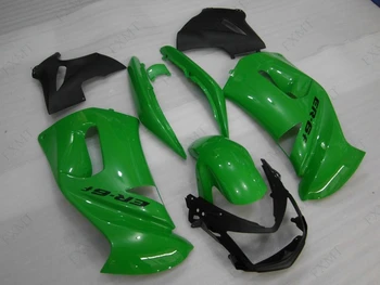 

ER6F 08 07 Bodywork for Kawasaki ER-6F 2008 Abs Fairing ER6F 2006 - 2008 Fairings Green Black