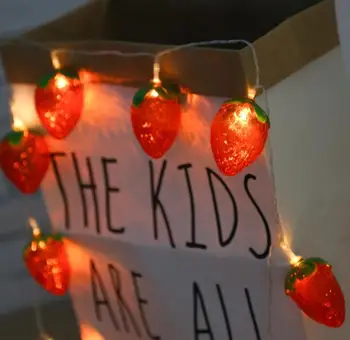

Fruit lamp string LED color lamp strawberry lamp string Christmas decorations Christmas gift modeling lamp