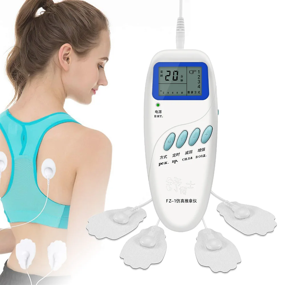 FZ1 Therapeutic Electrical Stimulation Massage Electronic Acupuncture Therapy Device Cervical Spine Relax Low Frequency Massager | Красота и