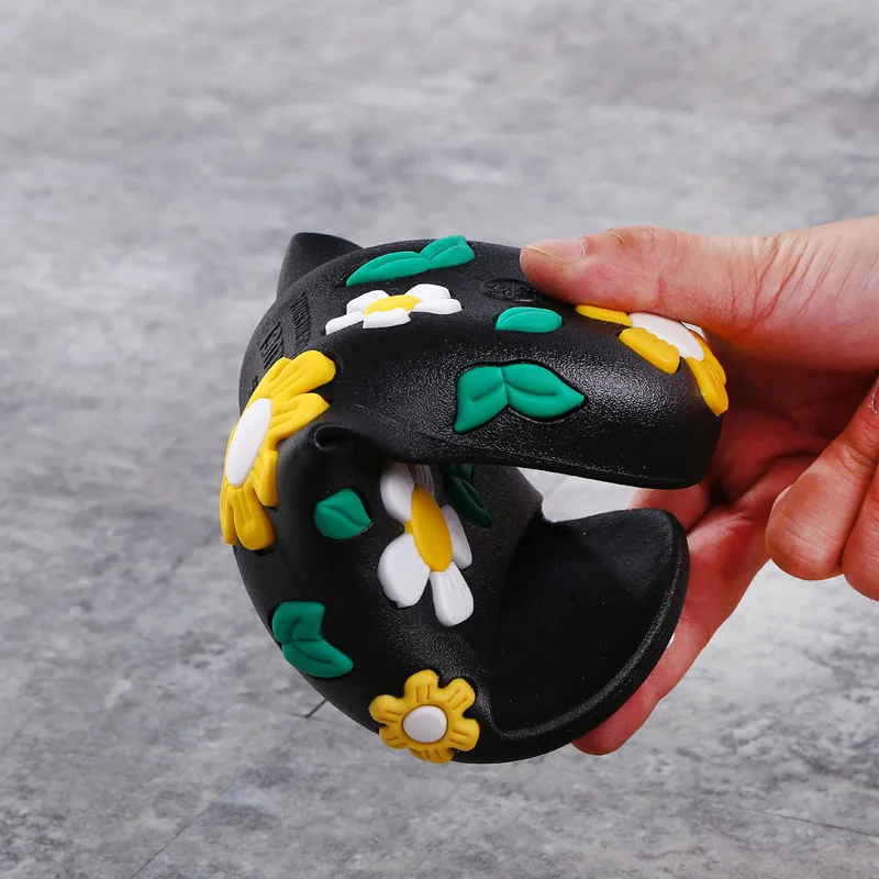 

Carew Magnetic New Style CHILDREN'S Slippers Home Sandals Anti-slip PVC Bathroom Flower Children Slipper