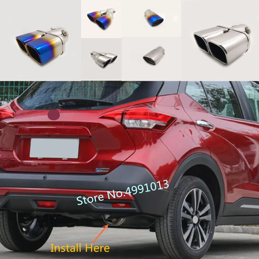 Для Nissan Kicks 2017 2018 Стайлинг кузова автомобиля Защита крышки из нержавеющей стали