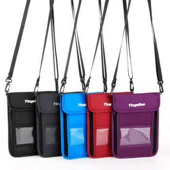 

Largest Supplier RFID Blocking Security Passport Card Holder Neck Stash Pouch Travel Wallet Bag