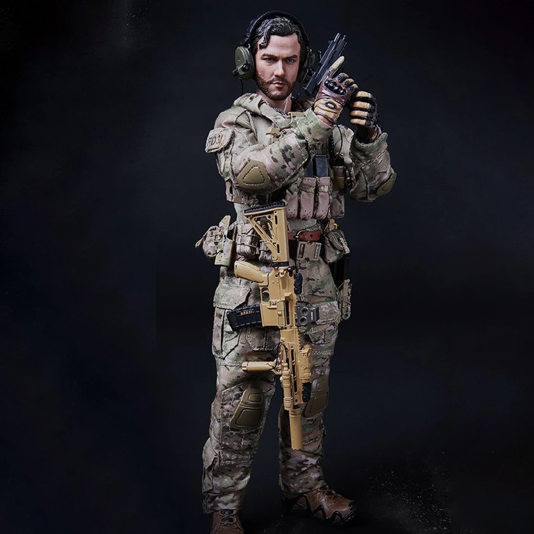 

Surwish 1/6 30cm Soldier Model Realistic Headsculpt DIY Movable US Navy Seals Military Figure High Quality Christmas Gifts 2019