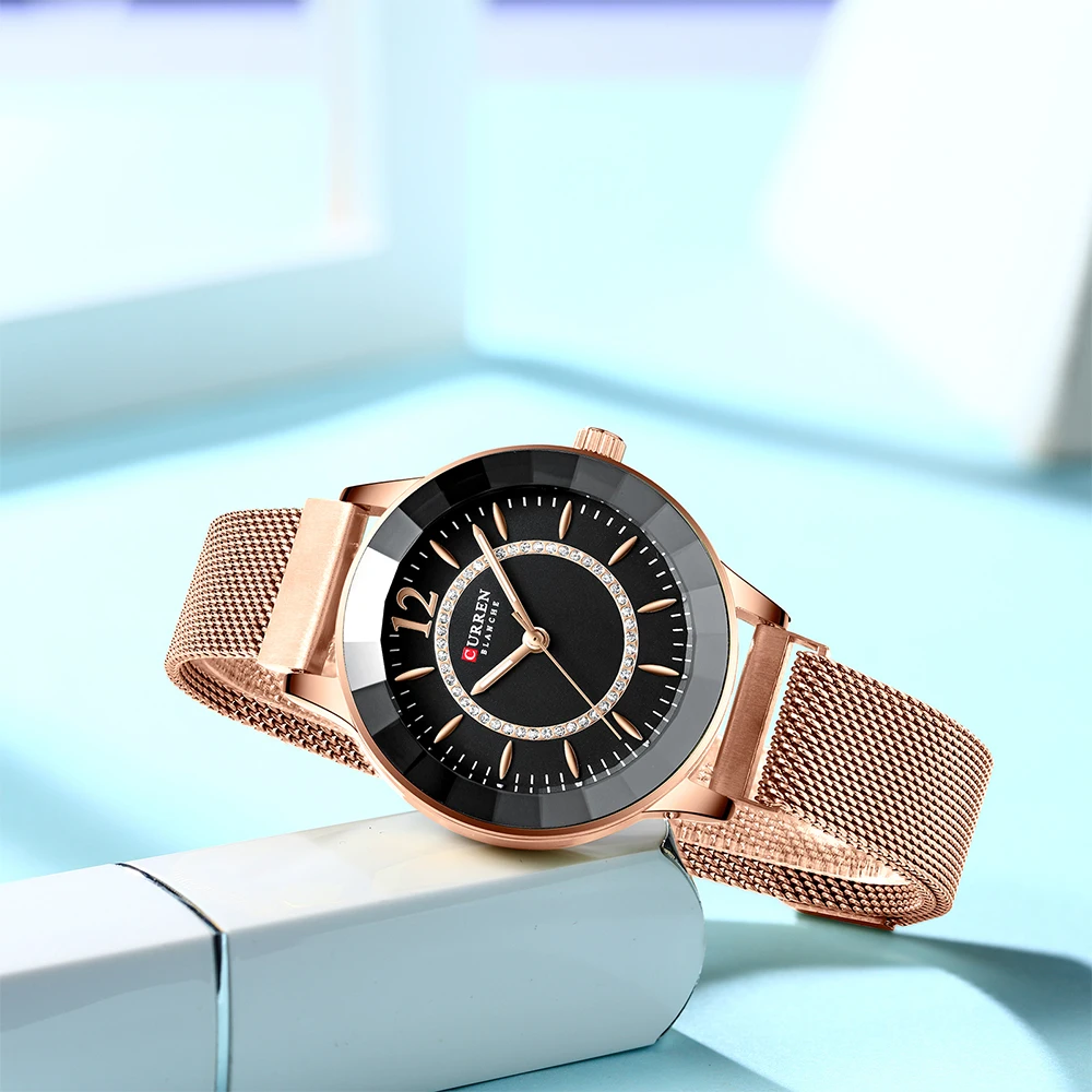 CURREN лучший бренд роскошные женские часы модные кварцевые часы женские часы простые водонепроницаемые наручные часы подарок Relogio Feminino