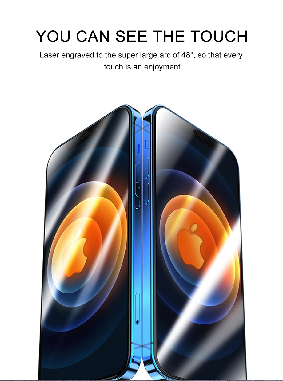 H38061b3bbbcd4f6e8a98e779595c112e9 3Pcs 30D Tempered Glass Screen Protector For iPhone 13 14 12 11 15 Pro Max XS XR 7 8 Plus Full Protective Glass Screen Protector Mallzona