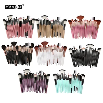 

25pcs Makeup Brushes Set Beauty Foundation Blush Eyeshadow Brow Lash Fan Lip Concealer Face Makeup Tool Brush Kit